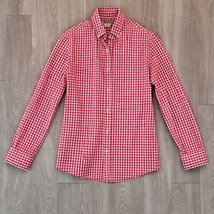 J. Crew Red Checkered Men's Shirt